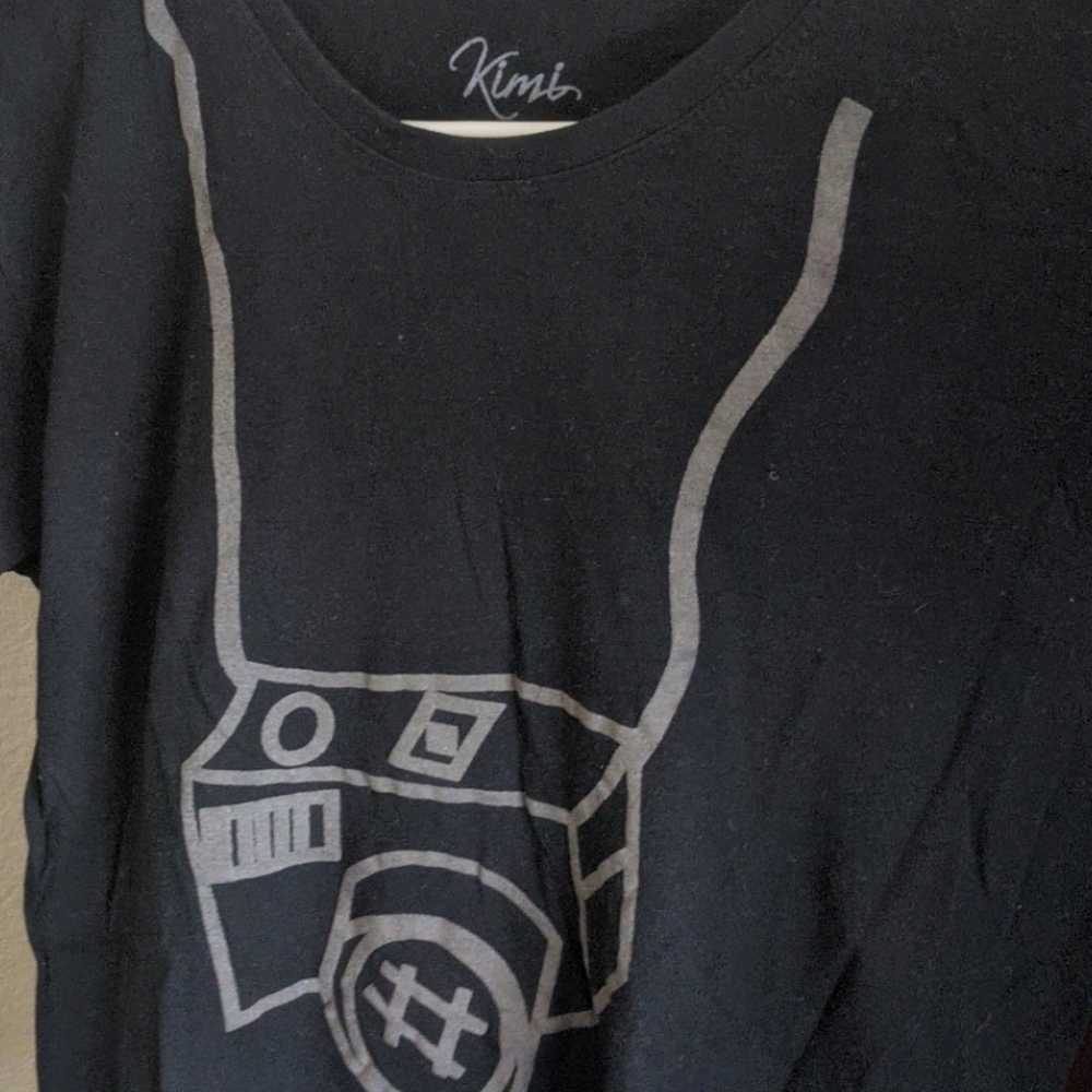 Tourists photog screen print t